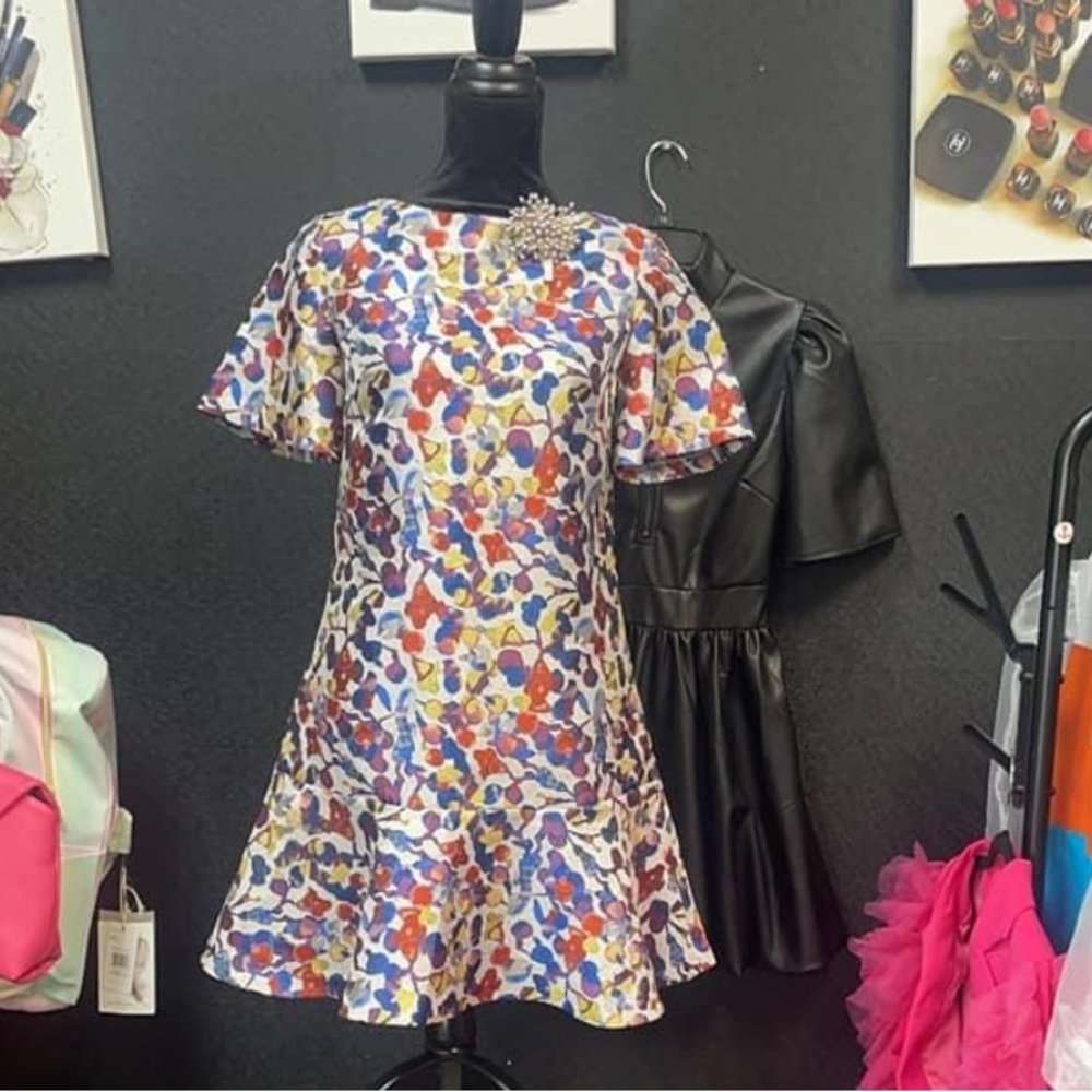 Nwot Alton Gray Pattern Dress